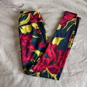 Burton Snowboards floral patterned leggings